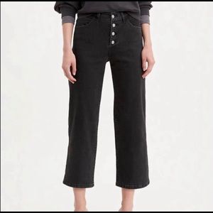 Levi’s Mile High Cropped Wide Leg Jeans